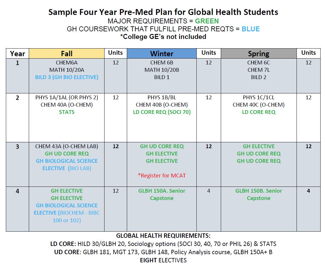 Global Health Undergraduate Major